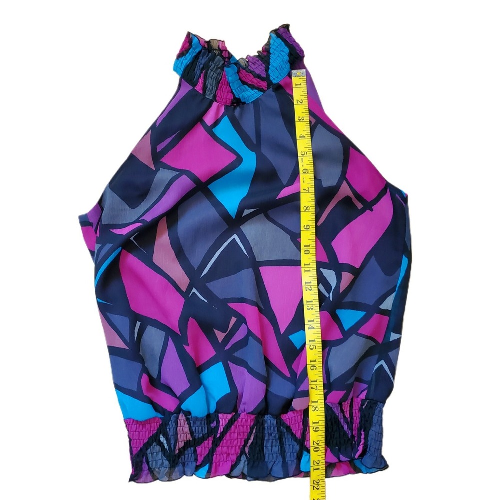 Women's Alfani Colorblock Blouse Size‎ 6 - Picture 4 of 6